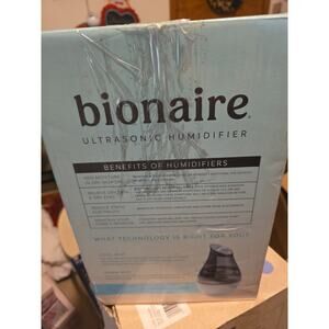 New Bionaire 0.5 Gal Virtually Silent Ultrasonic Cool Mist Humidifier (BUL827TG)